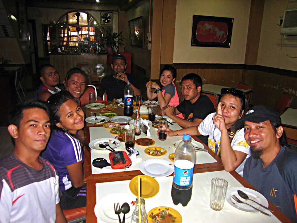 lunch at digos city for our mount apo