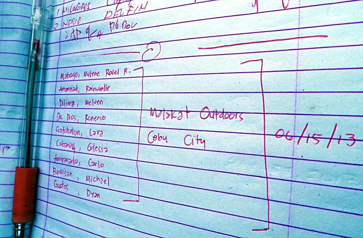 Climb registration for our mt apo climb