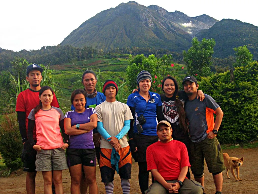 Group picture at Paradise campsite